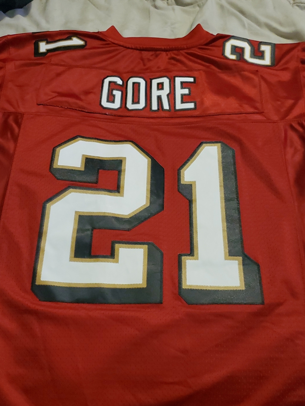 NFL Authentic Reebok Vintage San Francisco 49ers Frank Gore Jersey..🏈